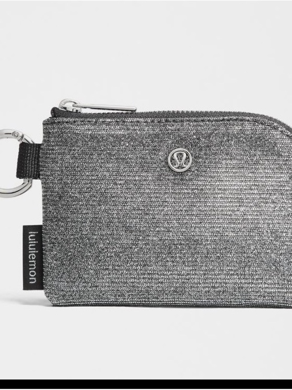 lululemon athletica Clippable card pouch. Glitter